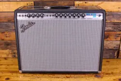 FENDER '68 CUSTOM TWIN REVERB 85W 2X12 TUBE GUITAR COMBO AMP BLACK NO TUBES