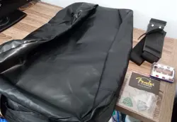 SQUIER BY FENDER MODEL 093-0300-021 ACOUSTIC GUITAR W/ GIG BAG & ACCESSORIES