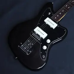 FENDER / FSR COLLECTION MIJ HYBRID II JAZZMASTER TRANS BLACK ELECTRIC GUITAR