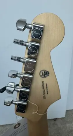 FENDER PLAYER STRATOCASTER LH USED LEFT-HANDED ALDER BODY BLACK W/SOFT CASE