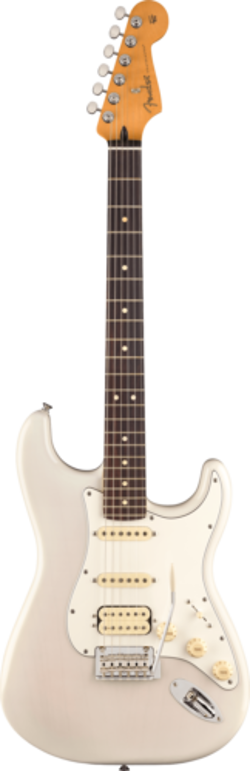 FENDER PLAYER II STRATOCASTER HSS, ROSEWOOD FB, CHAMBERED ASH, WHITE BLONDE