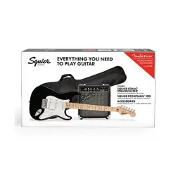 SQUIER BY FENDER ELECTRIC GUITAR KIT, WITH 2-YEAR WARRANTY, SONIC STRATOCASTE...