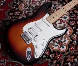 ELECTRIC GUITAR FENDER PLAYER STRATOCASTER HSS 3 COLOR SUNBURST BROWN USED