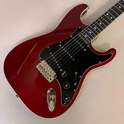 ELECTRIC GUITAR USED FENDER JAPAN MADE IN JAPAN AERODYNE STRATOCASTER RED