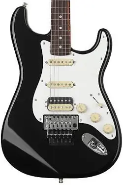 FENDER AMERICAN ULTRA LUXE STRATOCASTER FLOYD ROSE HSS - MYSTIC BLACK WITH