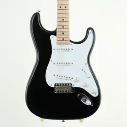 USED  FENDER USA   ERIC CLAPTON STRATOCASTER W VINTAGE NOISELESS BLACK   LIMI