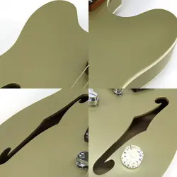 FENDER  TOM DELONGE STARCASTER  SATIN SHORELINE GOLD  USED   ELECTRIC GUITAR