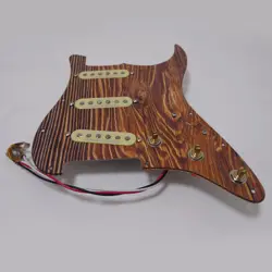 FOR FENDER STRAT GUITAR PREWIRED LOADED PICKGUARD WITH SSS ALNICO 5 PICKUPS SET