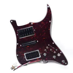 PREWIRED LOADED STRAT PICKGUARD COIL SPLITTING HUMBUCKER FOR FENDER STRAT GUITAR