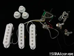 FENDER SQUIER SONIC SERIES STRAT PICKUPS POTS  KNOBS STRATOCASTER