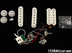 FENDER SQUIER AFFINITY SERIES STRAT FMT HSS PICKUPS POTS   KNOBS, STRATOCASTER