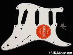 FENDER SQUIER AFFINITY SERIES STRAT PICKGUARD STRATOCASTER WHT WHITE!