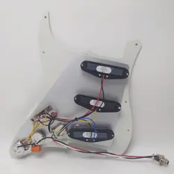 SSS PREWIRED LOADED PICKGUARD SINGLE COIL PICKUPS SET FOR FENDER STRAT GUITAR
