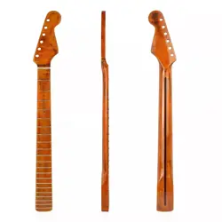 DIY 21 FRET ELECTRIC GUITAR NECK CANADA MAPLE FOR FENDER ST STRAT REPLACEMENT