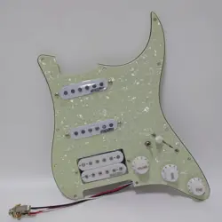 SSH PREWIRED LOADED STRAT PICKGUARD SET,ALNICO 5 HUMBUCKER PICKUPS FOR FENDER ST