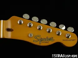 FENDER SQUIER CLASSIC VIBE 50S TELECASTER NECK   TUNERS TELE MN TINTED MAPLE.