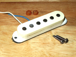 FENDER 1989 USA WHITE SINGLE COIL AMERICAN STRATOCASTER BRIDGE PICKUP