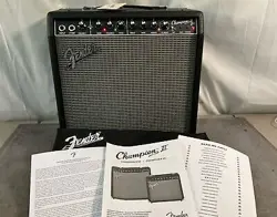 FENDER CHAMPION II 50 COMBO GUITAR AMPLIFIER BUNDLE