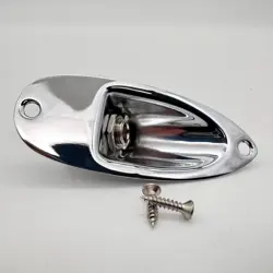 FENDER USA STRATOCASTER JACK PLATE AND JACK 24108