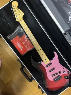 FENDER KEN STRATOCASTER GALAXY RED 2017