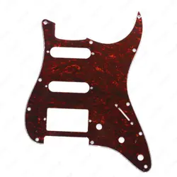 11-HOLE GUITAR PICKGUARD HSS 3 PLY SINGLE HUMBUCKER FOR FENDER SQ STRAT TORTOISE