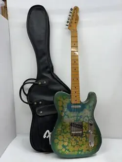 ELECTRIC GUITAR FENDER TELECASTER TL69-75 GREEN FLOWER 1985-1986