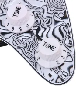 PREWIRED LOADED PICKGUARD WITH HSH ALNICO V PICKUPS FOR FENDER STRAT GUITAR