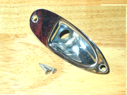 FENDER 1974 CHROME STRATOCASTER JACK PLATE