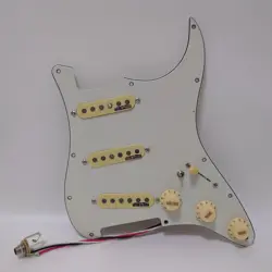 FOR FENDER GUITAR PREWIRED LOADED STRAT PICKGUARD ALNICO 5 SINGLE COIL PICKUP