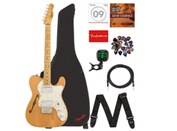 FENDER SQUIER CLASSIC VIBE '70S TELECASTER THINLINE - NATURAL BUNDLE WITH GIG