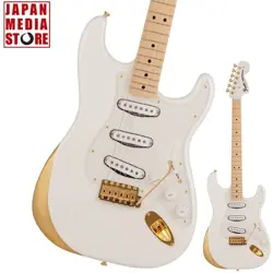 FENDER MADE IN JAPAN KEN STRATOCASTER EXPERIMENT #1 MAPLE ORIGINAL WHITE GUITAR