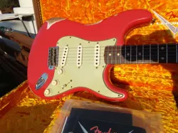 2022 FENDER '62 RELIC STRATOCASTER CUSTOM SHOP - FIESTA RED, FULLY ORIGINAL