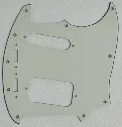 FOR FENDER KURT COBAIN JAG-STANG GUITAR PICKGUARD,3 PLY PARCHMENT