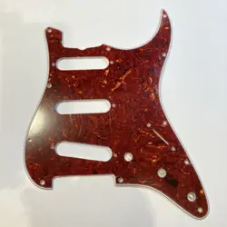 NEW CELLULOID TORTOISE WIDE BEVEL 11 HOLE PICKGUARD FOR FENDER AVRI STRATOCASTER