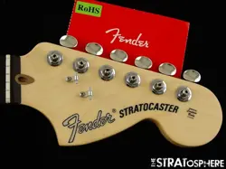 FENDER AMERICAN PERFORMER STRATOCASTER NECK AND TUNERS USA STRAT ROSEWOOD!
