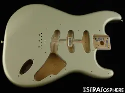 FENDER ROBERT CRAY STRAT HARDTAIL BODY GUITAR PARTS INCA SILVER