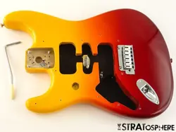 LEFTY FENDER PLAYER PLUS SERIES STRATOCASTER STRAT BODY HARDWARE TEQUILA SUNRISE