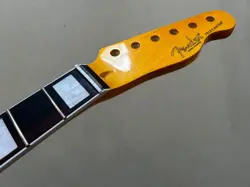22 FRET YELLOW GLOSS MAPLE ROSEWOOD GUITAR NECK FOR FENDER TELECASTER NECK PARTS