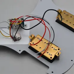 HH PREWIRED LOADED PICKGUARD WITH HUMBUCKER PICKUPS FOR FENDER STRAT GUITAR