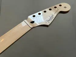 NEW FRETLESS 22 FRET STRAT ELECTRIC GUITAR NECK GLOSS MAPLE FOR DIY FENDER STYLE