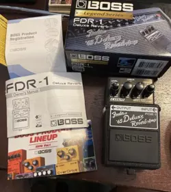 BOSS FDR-1 '65 FENDER DELUXE AMP OVERDRIVE GUITAR EFFECTS PEDAL EXCELLENT!