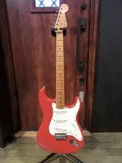 FENDER CUSTOM SHOP 1956 STRATOCASTER CLOSET CLASSIC FIESTA RED USA 1999 E.GUITAR