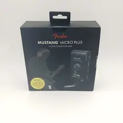 NEW FENDER MUSTANG MICRO PLUS GUITAR HEADPHONE AMP