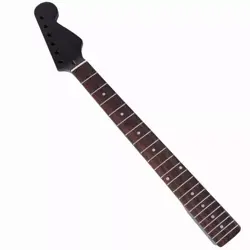 22 FRETS ELECTRIC GUITAR NECK BLACK ROSEWOOD FRETBOARD FOR FENDER STRAT REPLACE