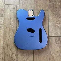 NEW TELE BODY FOR FENDER TELECASTER ALDER METALLIC PLACID BLUE