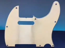 AGED CREAM 3-PLY 8-HOLE PICKGUARD FITS 62 RI TELECASTER TELE