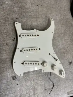 2004 FENDER SQUIER STRAT STRATOCASTER GUITAR LOADED PICKGUARD 1 PLY 11 HOLE
