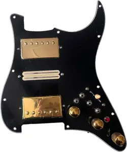 HSH PREWIRED GUITAR PICKGUARD SET, ALNICO 5 HUMBUCKER PICKUPS FOR FENDER ST