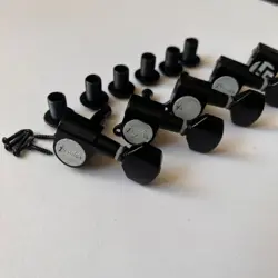 GUITAR TUNERS MACHINE HEADS 6R  HEADS TUNING PEGS BLACK FOR FENDER ST TELE