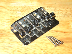 CHROME FENDER  PRECISION OR JAZZ BASS BRIDGE